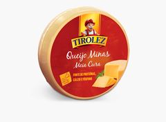 QUEIJO MINAS MEIA CURA TIROLEZ 600G CX 7,2KG