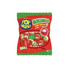 PIRULITO POP MANIA MORANGO RICLAN 20X50X12G