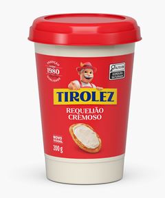 REQUEIJAO CREMOSO COPO TIROLEZ 200G CX 24UN