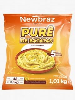 PURE DE BATATA EM FLOCOS NEWBRAZ (6X1,01) CX 6,06KG
