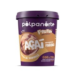 AÇAÍ COM CREME DE PAÇOCA POLPA NORTE POTE 600G CX 6UN