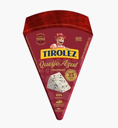 QUEIJO AZUL (TIPO GORGONZOLA) TIROLEZ PC 200G CX 6,4KG
