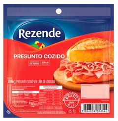 PRESUNTO FATIADO REZENDE 180G CX 22UN