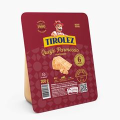 QUEIJO PARMESAO FRACIONADO MATURADO 6M TIROLEZ 200G CX 24UN