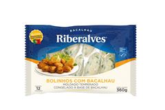 BOLINHO A BASE DE BACALHAU RIBERALVES 300G CX 3,6KG