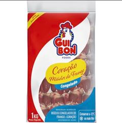CORAÇÃO DE FRANGO ALMOFADA GUIBON 1KG  18KG