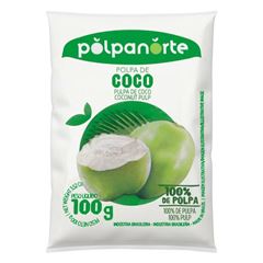 POLPA COCO POLPA NORTE 100G CX 120UN