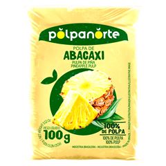 POLPA ABACAXI POLPA NORTE 100G CX 120UN